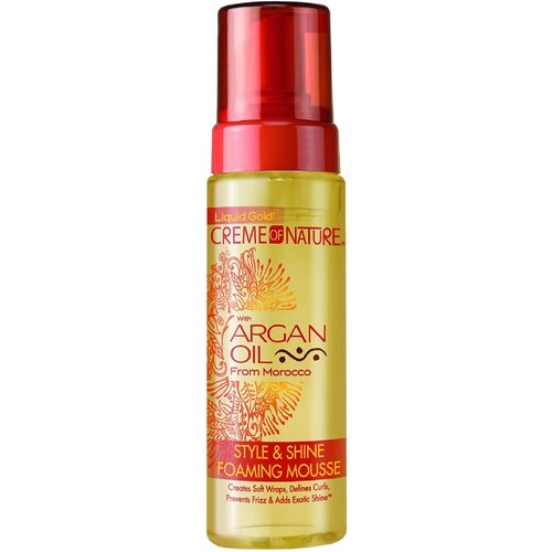 Creme of Nature Creme of Nature Argan Oil - Style & Shine Foaming Mousse 207ml Creme of Nature Creme of Nature Argan Oil - Style & Shine Foaming Mousse 207ml