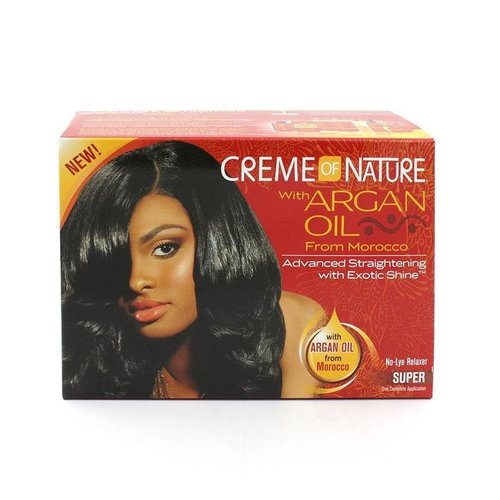 Creme of Nature Creme Of Nature Argan Oil - Relaxer Kit Super Creme of Nature Creme Of Nature Argan Oil - Relaxer Kit Super
