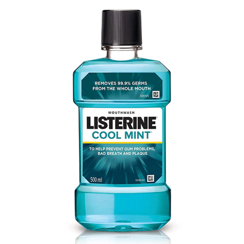 Listerine Listerine - Cool Mint Mouthwash 500ml Listerine Listerine - Cool Mint Mouthwash 500ml