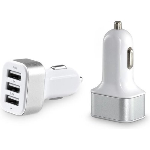 Luxcell Auto Adapter - 3 Poorten Luxcell Auto Adapter - 3 Poorten