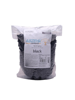 Abzehk Abzehk Ontharings Wax  Black - Film Hand Wax Beans 1000g