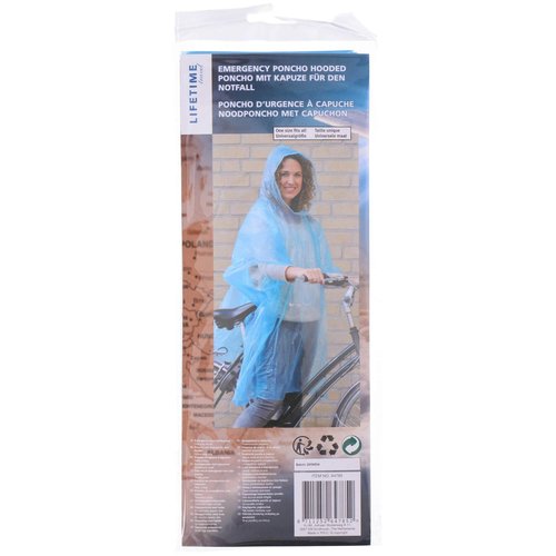 Lifetime Lifetime Wegwerp - Poncho & Capuchon 1 Stuk Lifetime Lifetime Wegwerp - Poncho & Capuchon 1 Stuk