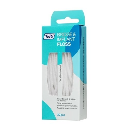 Tepe Tepe - Bridge & Implant Floss 30 Stuks Tepe Tepe - Bridge & Implant Floss 30 Stuks