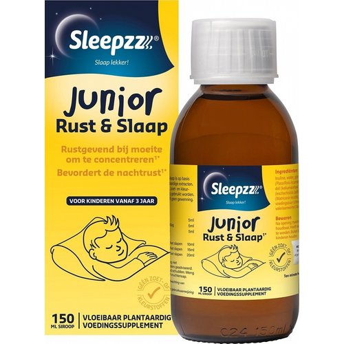 Sleepzz Sleepzz Junior Rust & Slaap - Slaapsiroop 150ml Sleepzz Sleepzz Junior Rust & Slaap - Slaapsiroop 150ml