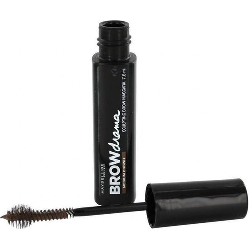 MAYBELLINE Maybelline Brow Drama Medium Brown - Mascara 7,6ml MAYBELLINE Maybelline Brow Drama Medium Brown - Mascara 7,6ml