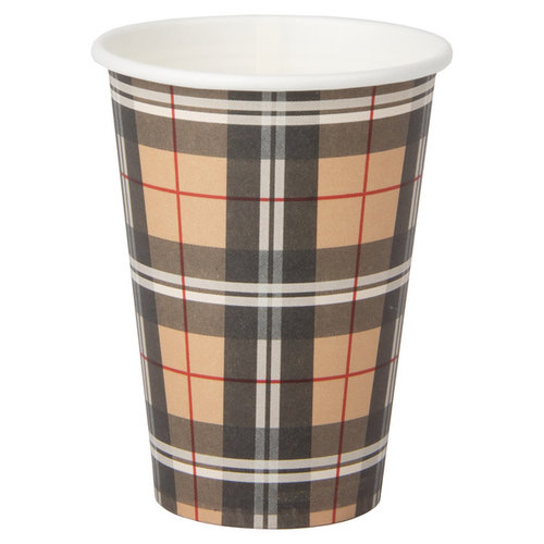 Lifetime Lifetime Kartonnen Tartan - Koffiebeker 180cc 100 Stuks Lifetime Lifetime Kartonnen Tartan - Koffiebeker 180cc 100 Stuks