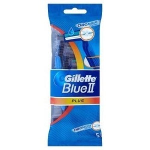 Gillette Gillette Blue Ii Plus - Wegwerp Scheermesjes 5 Stuks Gillette Gillette Blue Ii Plus - Wegwerp Scheermesjes 5 Stuks
