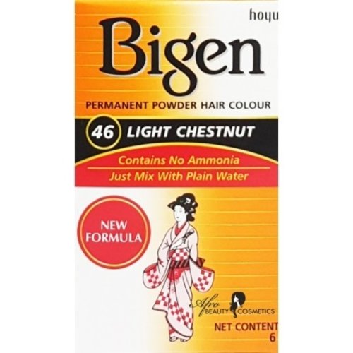 Bigen Bigen 46 Light Chestnut - Permanent Powder Hair Color 6g Bigen Bigen 46 Light Chestnut - Permanent Powder Hair Color 6g