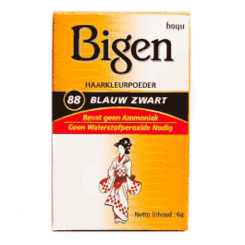 Bigen Bigen 88 Blue Black - Permanent Powder Hair Color 6g Bigen Bigen 88 Blue Black - Permanent Powder Hair Color 6g