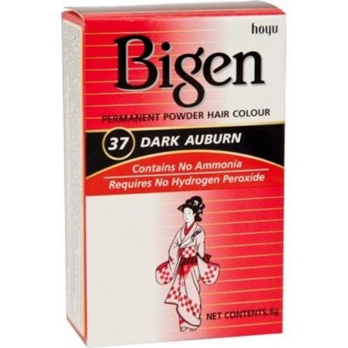Bigen Bigen 37 Dark Auburn - Permanent Powder Hair Color 6g