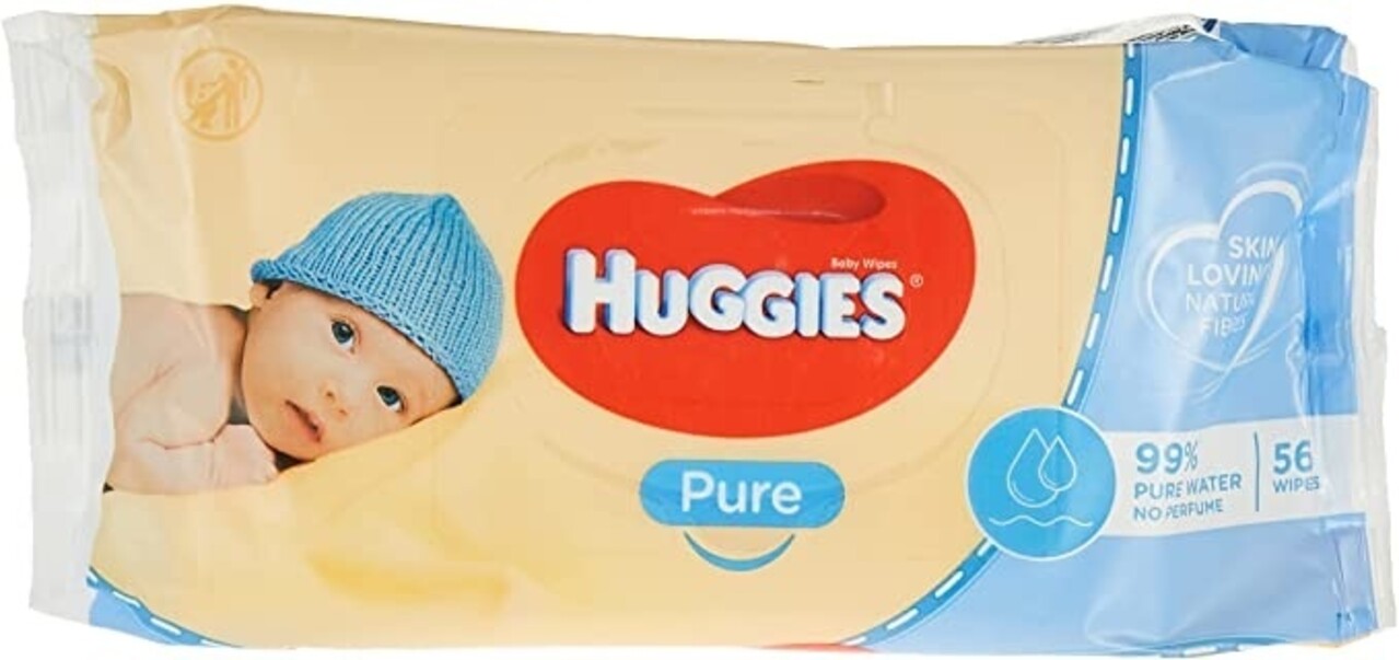 Huggies Huggies Pure - Babydoekjes 56 Stuks