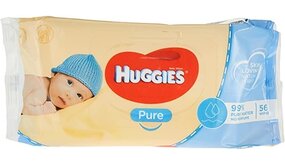 Huggies Huggies Pure - Babydoekjes 56 Stuks