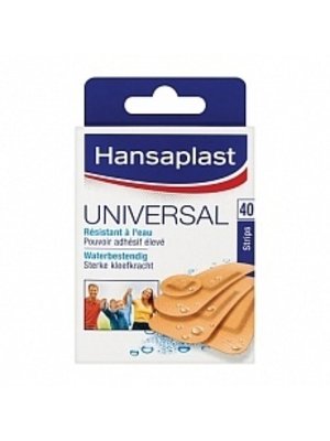Hansaplast Hansaplast Plasters 40pcs Universal Water Repellent