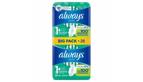 Always Always Sanitary Towels 28pcs Ultra Instant Dry Size 1