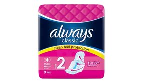 Always Always Sanitary Towels 9pcs Classic Maxi Size 2