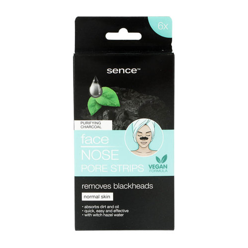 Sence Sence Display Nose Pore Strips Charcoal Normal Skin [ Sence Sence Display Nose Pore Strips Charcoal Normal Skin [