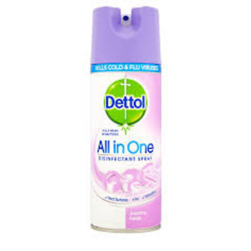 Dettol Dettol All In One Jasmine Fields - Disinfectant Spray 400ml Dettol Dettol All In One Jasmine Fields - Disinfectant Spray 400ml