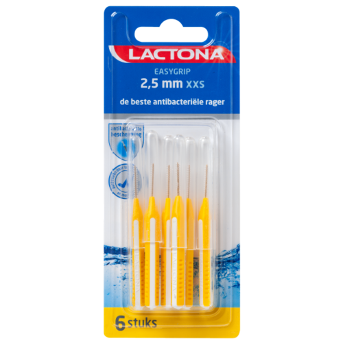 Lactona Lactona Easygrip Xxs 2,5mm - Rager 6 Stuks Lactona Lactona Easygrip Xxs 2,5mm - Rager 6 Stuks