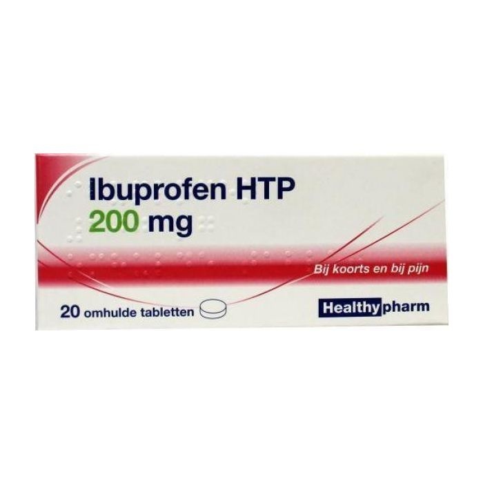 Healthypharm Healthypharm 200mg - Ibuprofen Omhulde Tabletten 20 Stuks