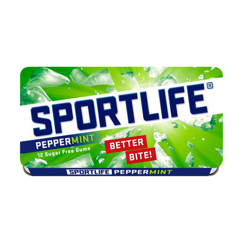 Sportlife Sportlife Peppermint - Kauwgom 18g Sportlife Sportlife Peppermint - Kauwgom 18g