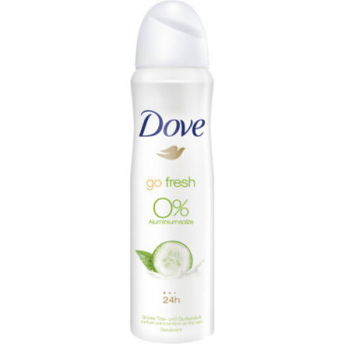 Dove Dove Go Fresh 0% Komkommer - Deodorant Spray 150ml Dove Dove Go Fresh 0% Komkommer - Deodorant Spray 150ml