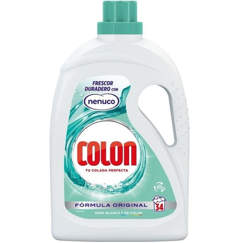 Nenuco Nenuco Colon Kleur & Wit - Vloeibare Wasmiddel 1,70 Liter Nenuco Nenuco Colon Kleur & Wit - Vloeibare Wasmiddel 1,70 Liter