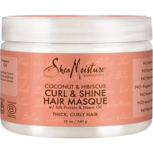 Shea Moisture Shea Moisture Coconut & Hibiscus Curl & Shine - Hair Masque 340g