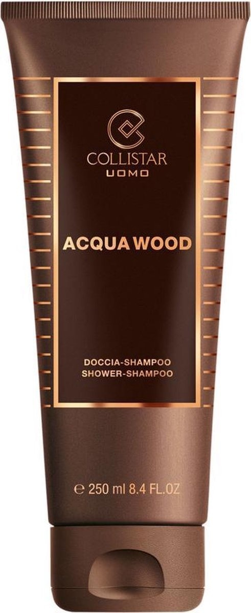 Collistar Man Acqua Wood Shower Shampoo - 250 ml - Douchegel
