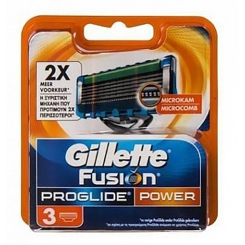Gillette Gillette Fusion Proglide Power - 3 Scheermesjes Gillette Gillette Fusion Proglide Power - 3 Scheermesjes