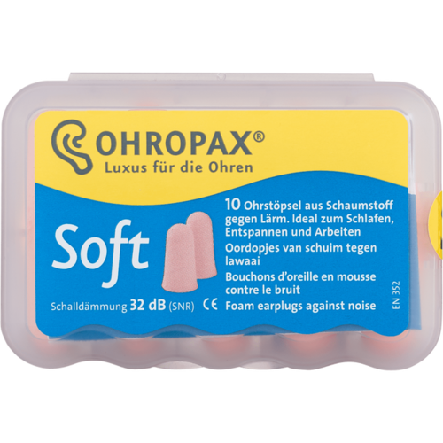Ohroprax Soft Schuim - Oordopjes 10 Stuks Ohroprax Soft Schuim - Oordopjes 10 Stuks