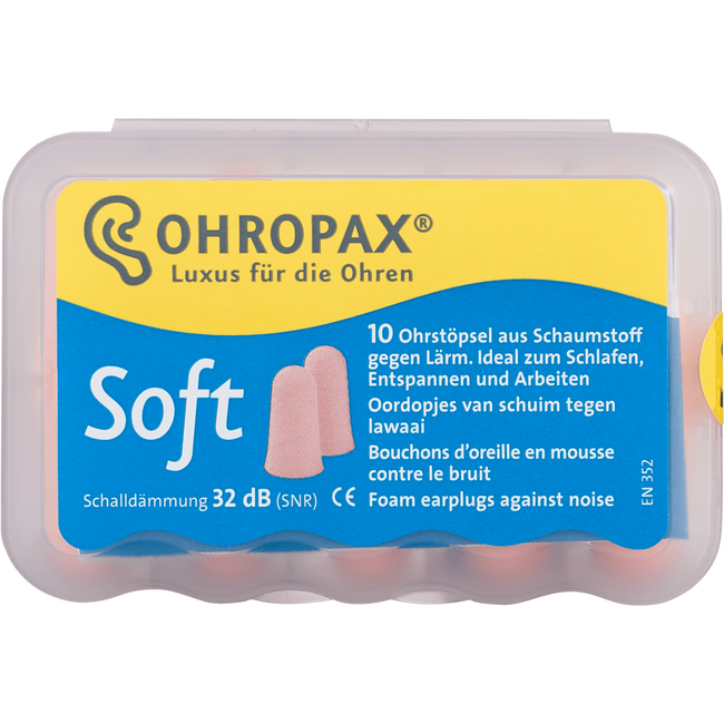 Ohroprax Soft Schuim - Oordopjes 10 Stuks
