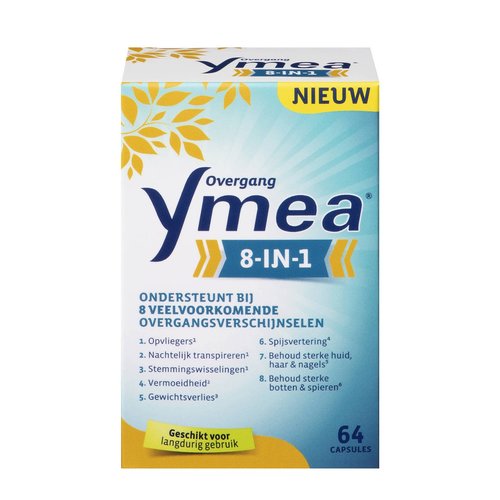 Ymea Ymea 8 In 1 - Overganstabletten 64 Capsules Ymea Ymea 8 In 1 - Overganstabletten 64 Capsules