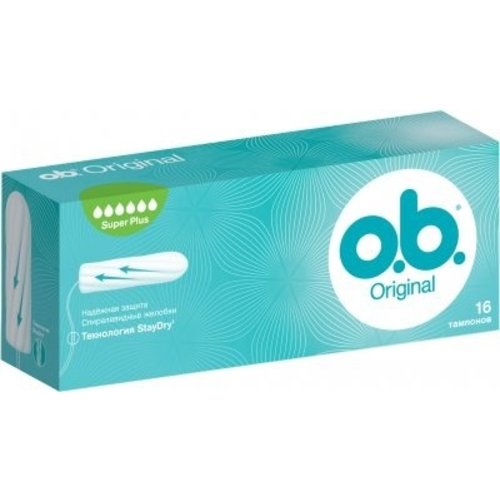 Ob Ob Original Super Plus - Tampons 16 Stuks Ob Ob Original Super Plus - Tampons 16 Stuks