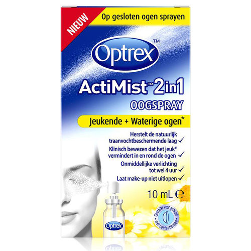 Optrex Optrex Actimist 2 In 1 Jeukende + Waterige Ogen - Oogspray 10ml Optrex Optrex Actimist 2 In 1 Jeukende + Waterige Ogen - Oogspray 10ml