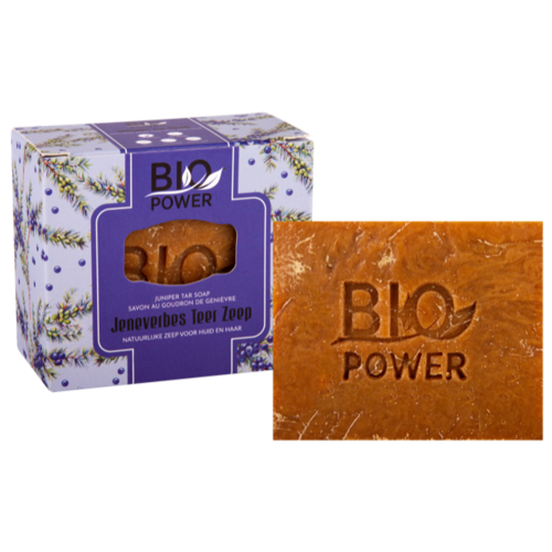 Biopower Biopower Jeneverbes Teer Zeep 125g Biopower Biopower Jeneverbes Teer Zeep 125g