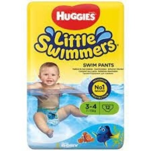 Huggies Huggies - Little Swimmers 3-7 7-15kg 12 Stuks Huggies Huggies - Little Swimmers 3-7 7-15kg 12 Stuks