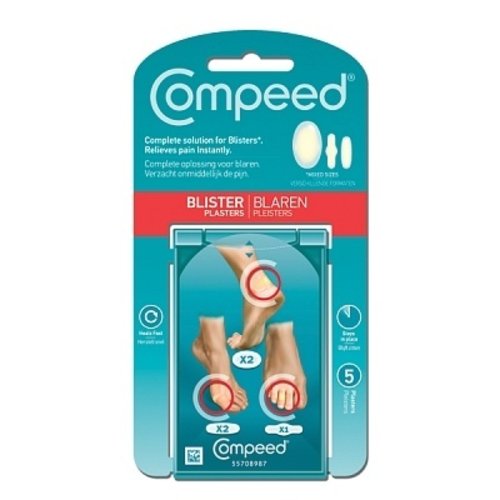 Compeed Compeed Verschillende Formaten - Blaren Pleisters 5 Stuks Compeed Compeed Verschillende Formaten - Blaren Pleisters 5 Stuks