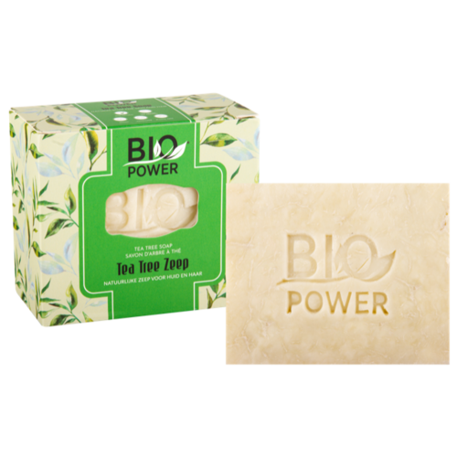 Biopower Biopower Tea Tree Zeep 125 G Biopower Biopower Tea Tree Zeep 125 G