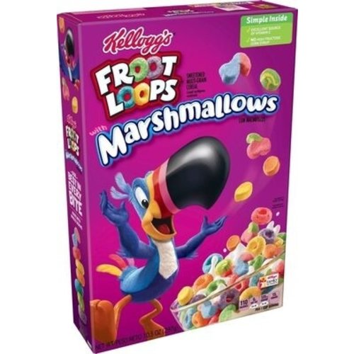 Kellogs Froot Loops Marshmallows - Cornflakes 297g Kellogs Froot Loops Marshmallows - Cornflakes 297g