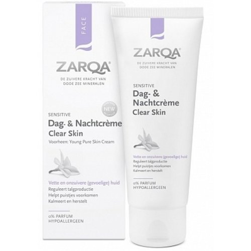 Zarqa Zarqa Sensitive Clear Skin - Dag & Nachtcreme 75ml Zarqa Zarqa Sensitive Clear Skin - Dag & Nachtcreme 75ml