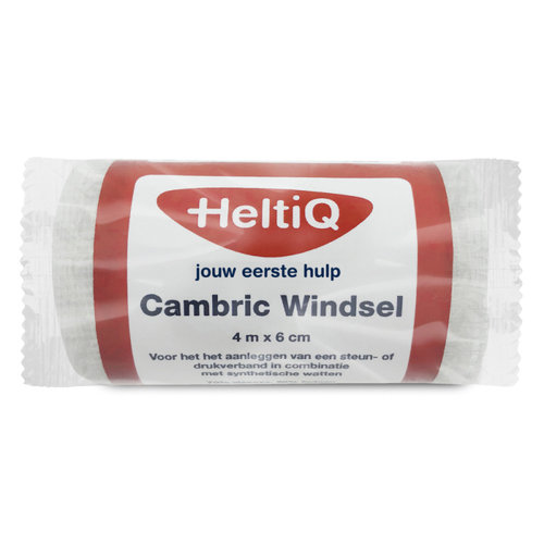 Heltiq Heltiq 4m X 6cm - Cambric Windsel Heltiq Heltiq 4m X 6cm - Cambric Windsel