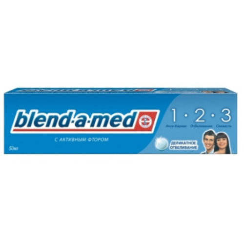 Blend-A-Med Blend-A-Med 1 2 3 - Tandpasta 50ml Blend-A-Med Blend-A-Med 1 2 3 - Tandpasta 50ml
