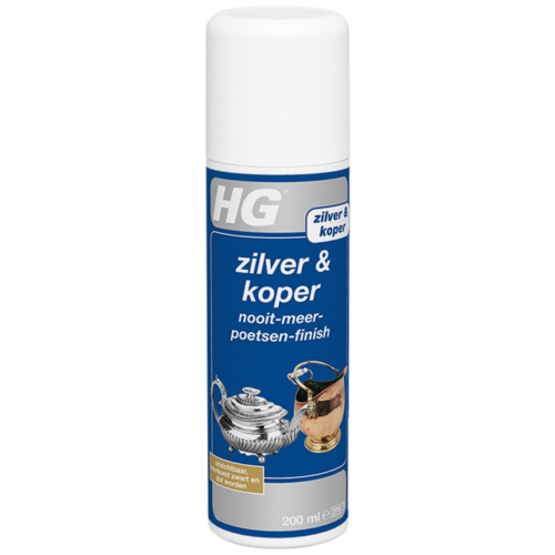 Hg Hg Zilver & Koper - Nooit Meer Poetsen Finish 200ml Hg Hg Zilver & Koper - Nooit Meer Poetsen Finish 200ml