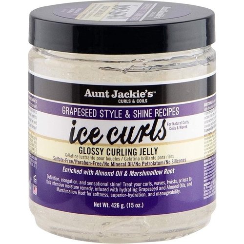 Aunt Jackie's Aunt Jackie's Grapeseed Style & Shine Recipes - Ice Curls 426g Aunt Jackie's Aunt Jackie's Grapeseed Style & Shine Recipes - Ice Curls 426g