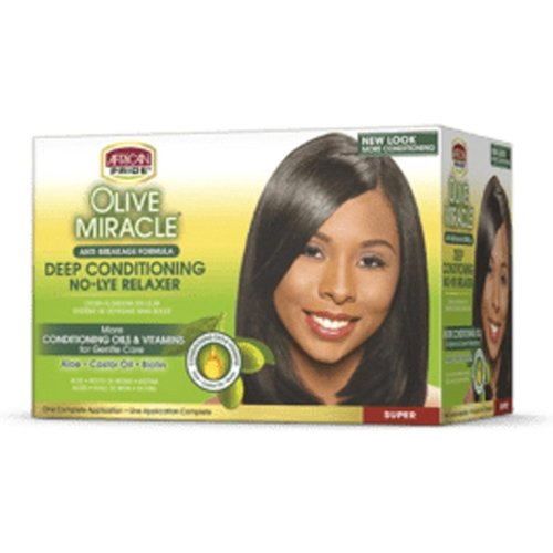 African Pride African Pride Olive Miracle - Deep Conditioning No-Lye Relaxer African Pride African Pride Olive Miracle - Deep Conditioning No-Lye Relaxer