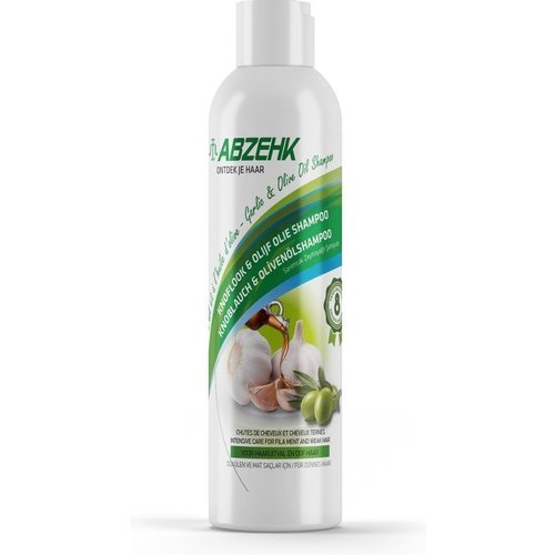 Abzehk Abzehk Knoflook & Olijf Olie - Shampoo 500ml Abzehk Abzehk Knoflook & Olijf Olie - Shampoo 500ml