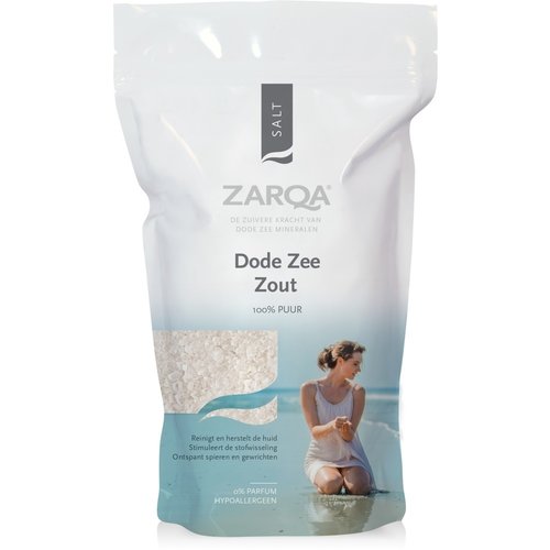 Zarqa Zarqa - Dode Zee Zout 100% Puur 1000g Zarqa Zarqa - Dode Zee Zout 100% Puur 1000g