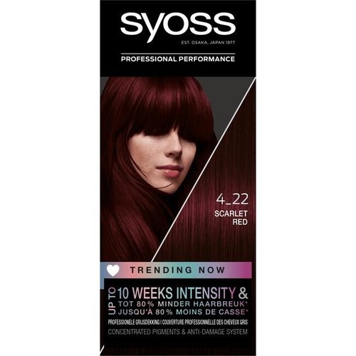 Syoss Syoss Haarverf - 4-22 Scarlet Red Syoss Syoss Haarverf - 4-22 Scarlet Red