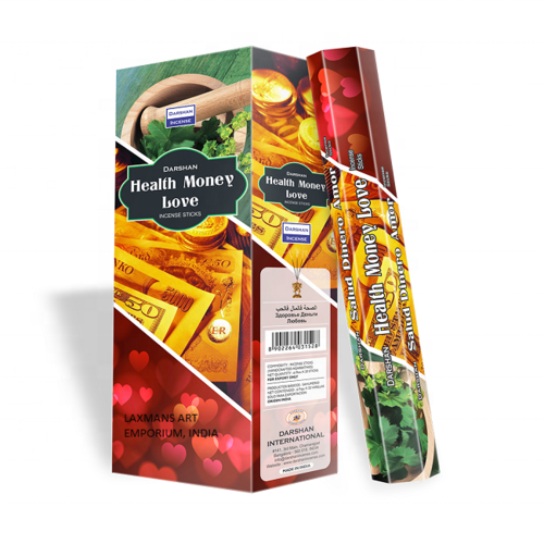 Wierook Wierook - Health Money Love 20 Stokjes Wierook Wierook - Health Money Love 20 Stokjes