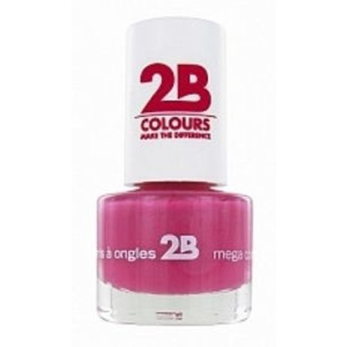 2b 2b Mega Colours Frosted Pink 007 - Nail Polish 5,5ml